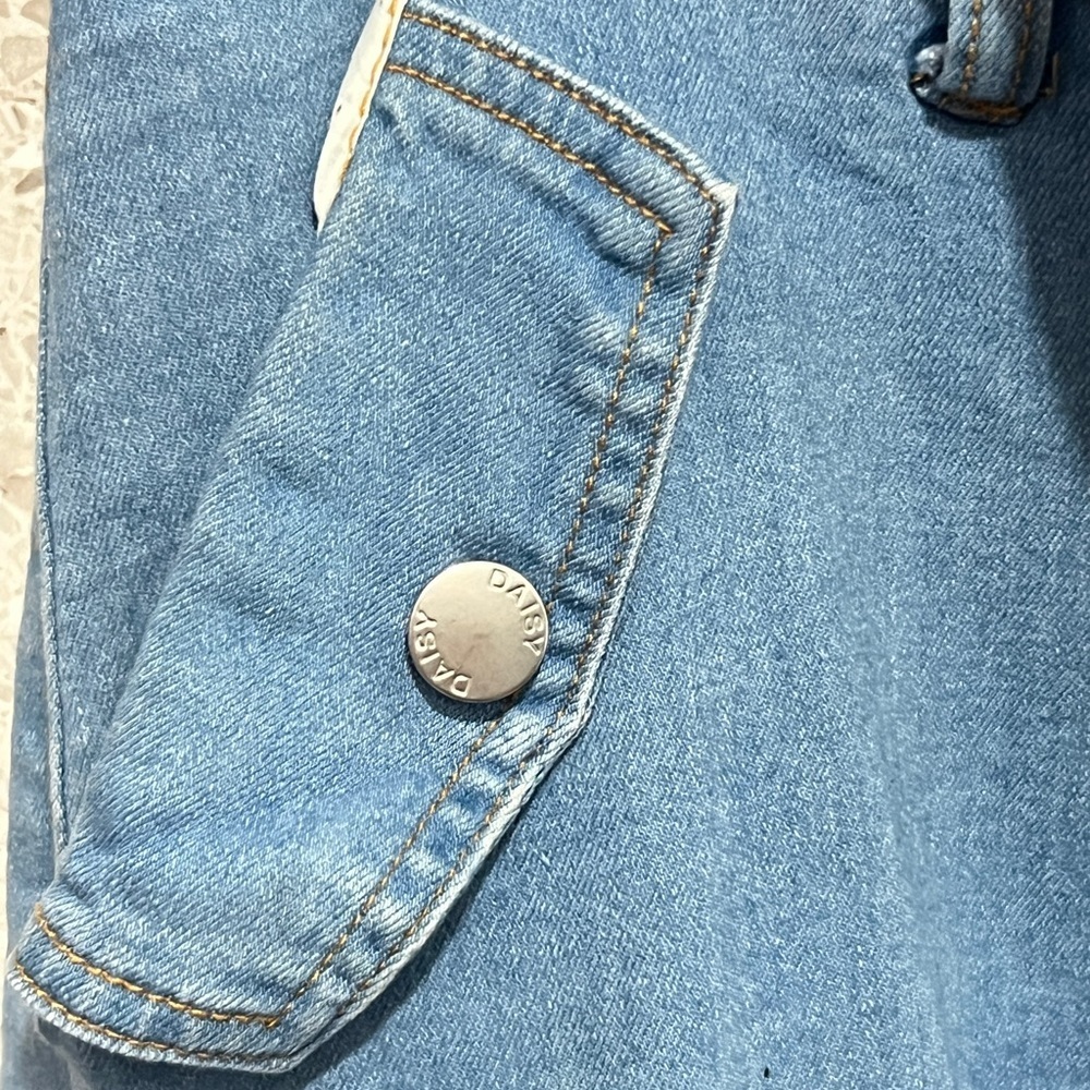 Daisy Blue Flare Wide Leg Jeans - Picture 9 of 9